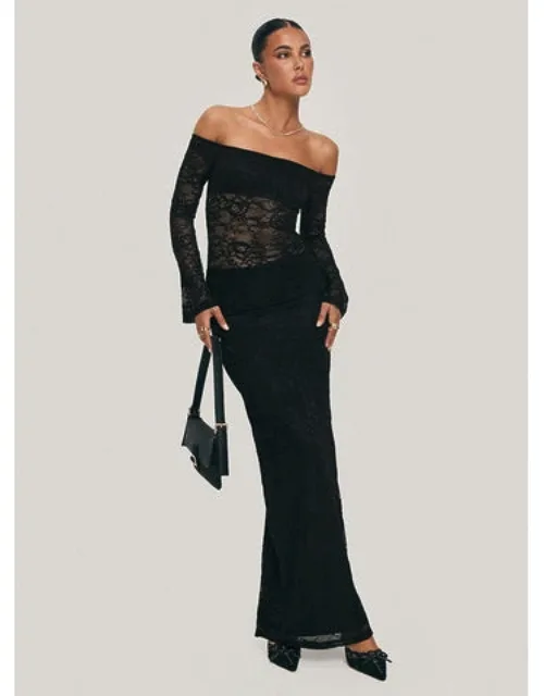 Long Sleeve Lace Maxi Dress