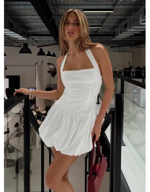 Bubble Hem Mini Dress