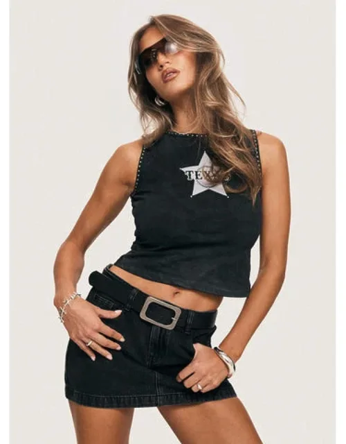 Denim Mini Skirt