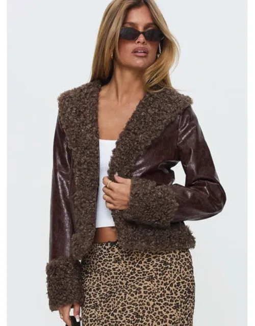 Found A Reason Faux Leather Jacket