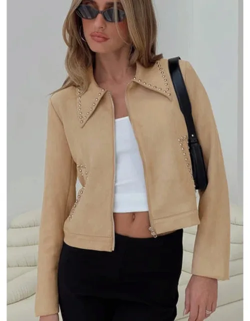 Faux Suede Jacket