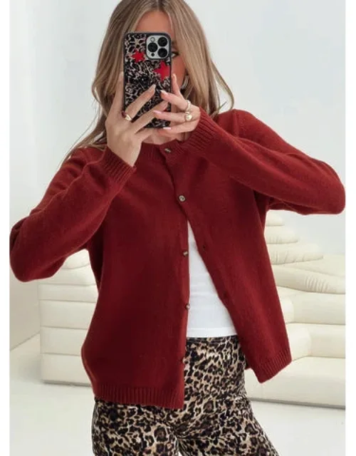 Button-up Knit Cardigan
