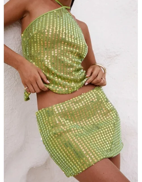Shimmer Mini Skirt