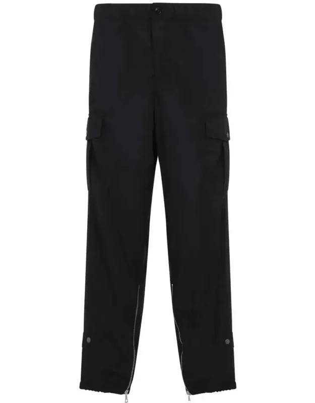 Pants With Elastic Waist And Cargo Pockets