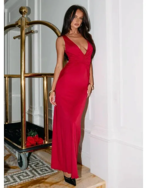 Frederica Plunge Maxi Dress