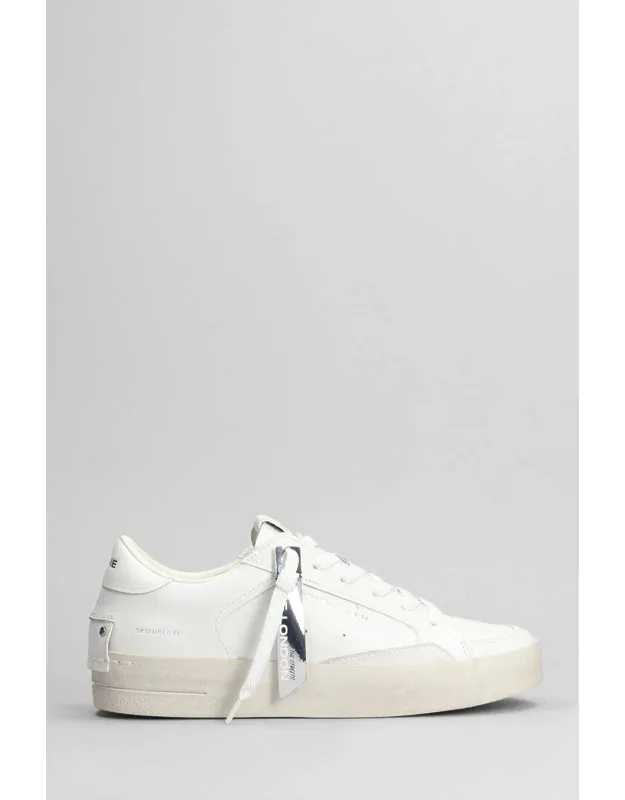 Skate Deluxe Sneakers With Round Toe And Rubber Outsole