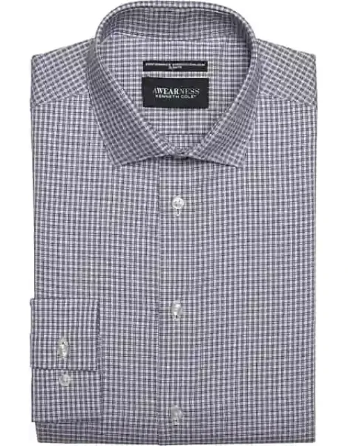 Big & Tall Slim Fit Ultra Performance Stretch Dobby Check Dress Shirt