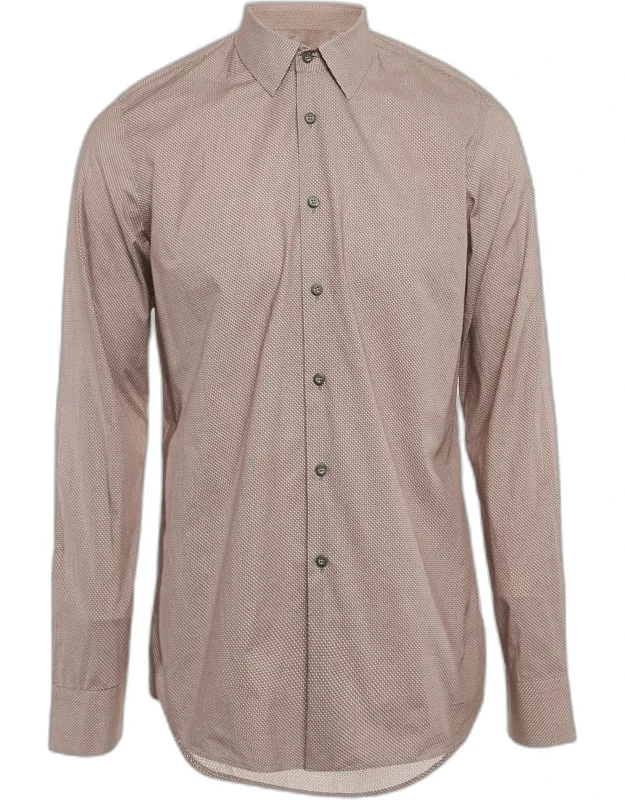 Printed Cotton Button Front Shirt