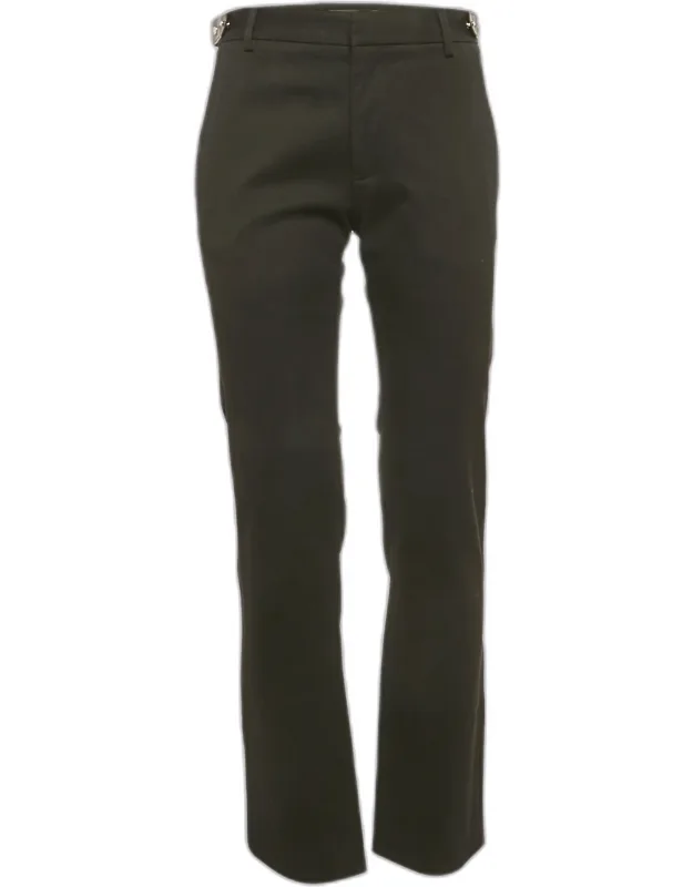 Gabardine Belt Detail Trousers