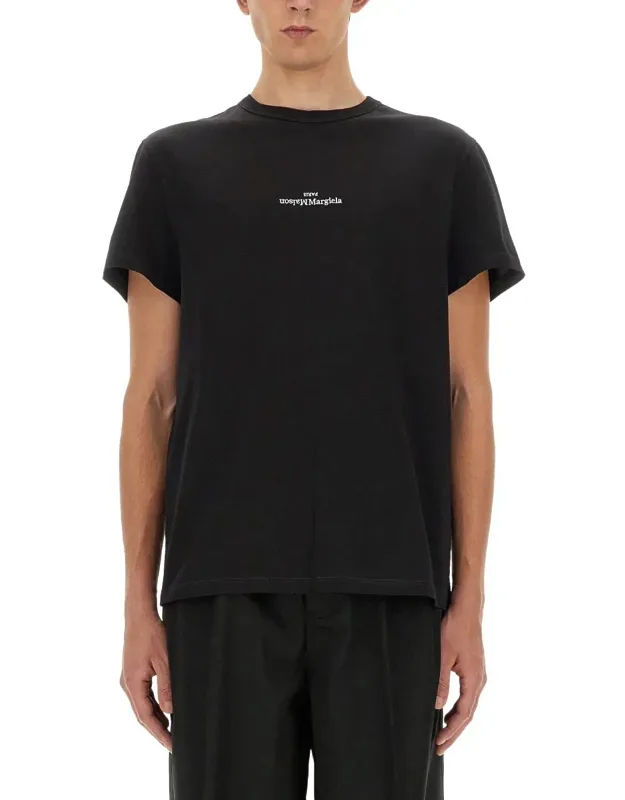 Cotton T-shirt - The Model Is 190 Cm Tall, Wears Size 50 It