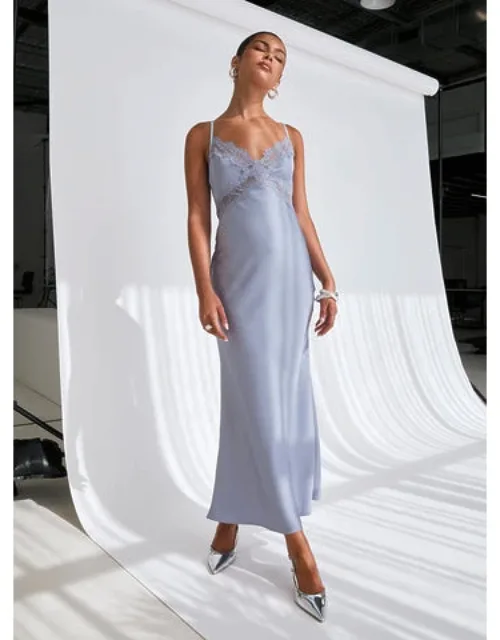 Treasure Bias Cut Maxi Dress