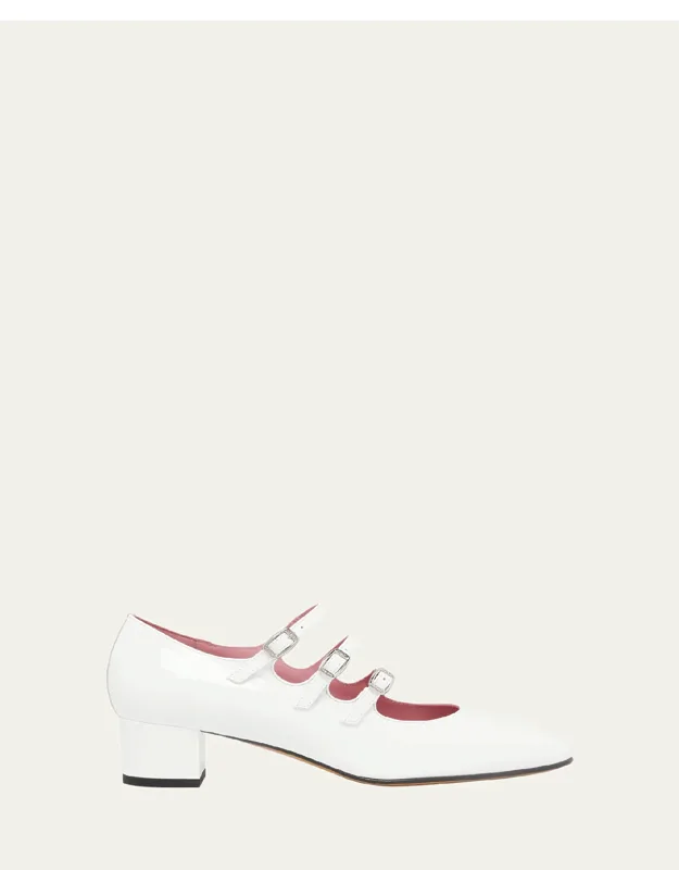 Kina Patent Mary Jane Ballerina Pump