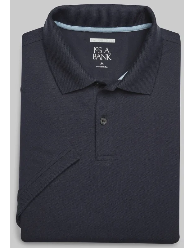 Tailored Fit Comfort Stretch Pique Polo