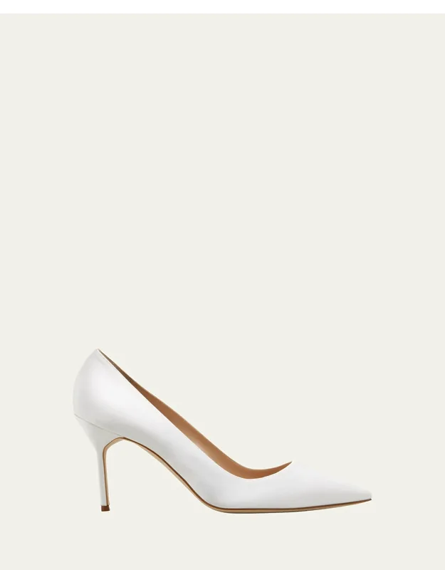 Satin Stiletto Pumps
