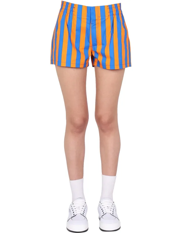 Sunnei Striped Pattern Shorts