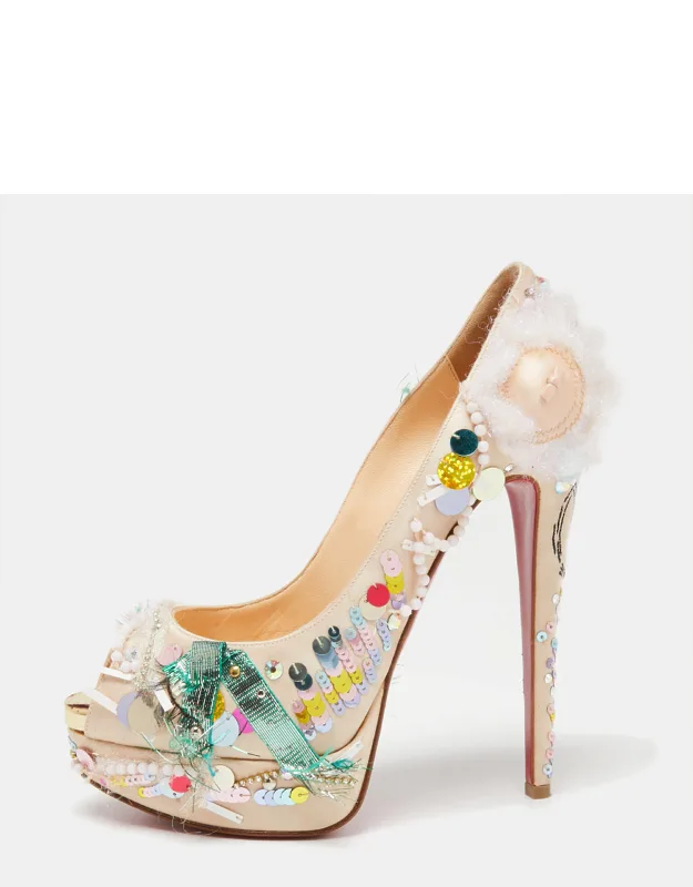 Make Up Trash Peep-toe Pumps