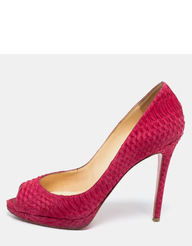 Python Leather Yolanda Pump