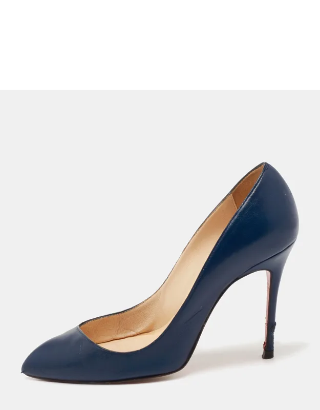 Leather Pointed Toe Pumps
