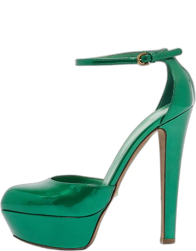 Ankle Strap Platform Pumps