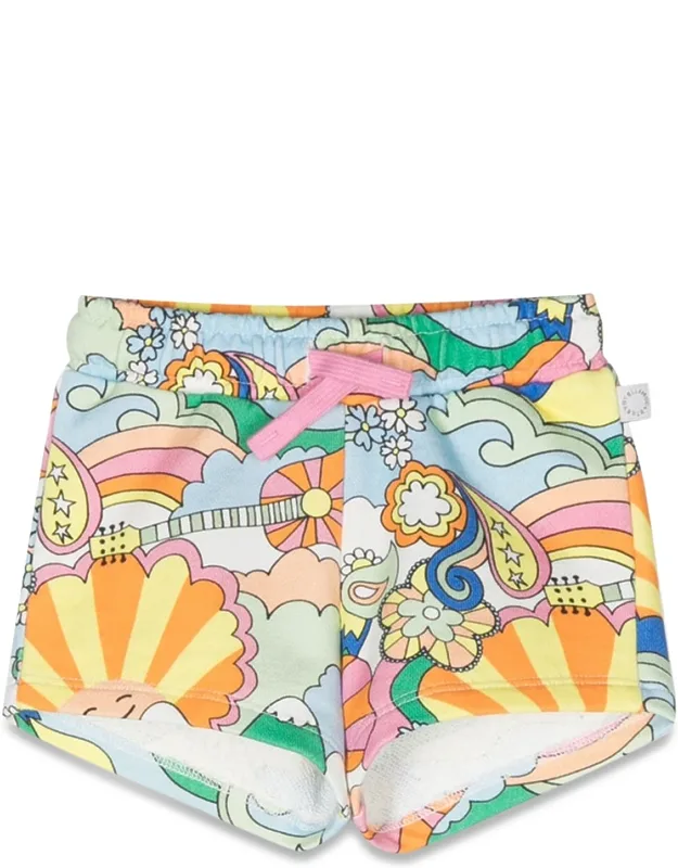 Patterned Print Shorts