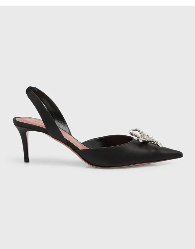 Slingback Satin Pump