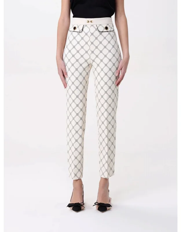 Pants Color Yellow Cream