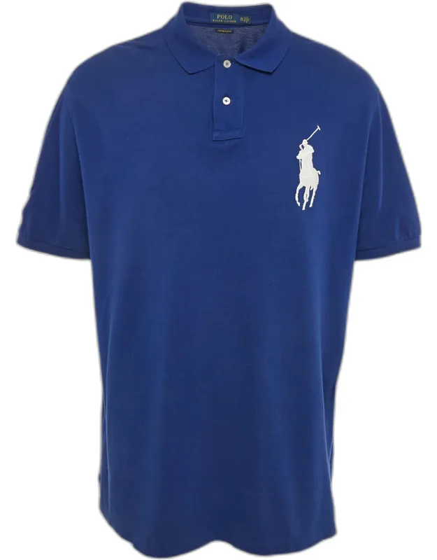 Embroidered Cotton Pique Classic Fit Polo T-shirt