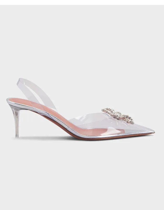 Rosie Clear Bow Halter Pump