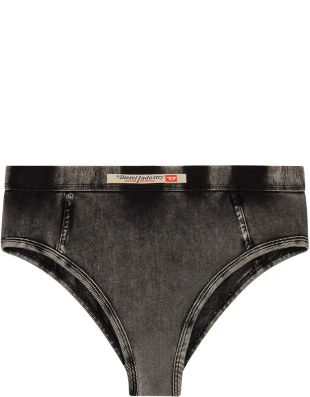 Hipster Briefs In Denim-effect Jersey