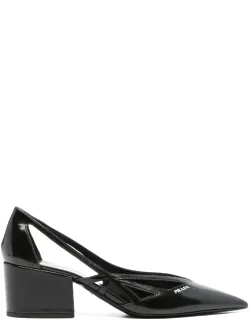 55mm Debossed-logo Pumps