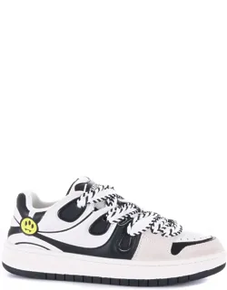 Sneakers In Leather And Suede