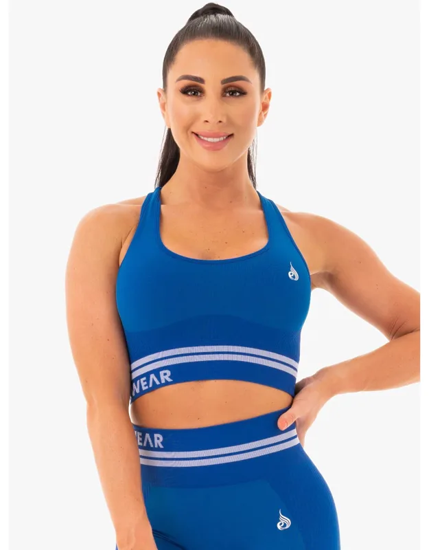 Freestyle Seamless Longline Sports Bra - Non-restrictive Flexibility, Lightweight
