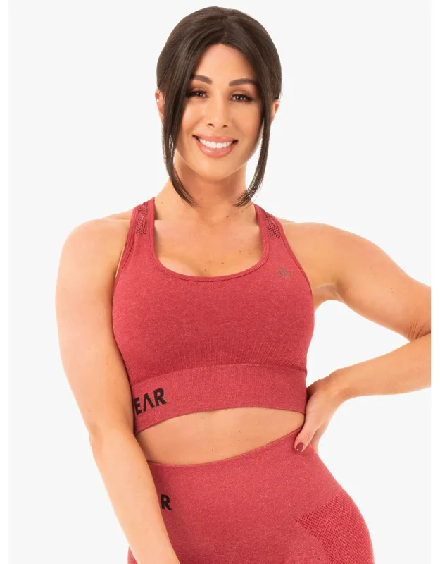 Ryderwear Seamless Sports Bra - Smooth Second Skin Fit, Non-restrictive Flexibility