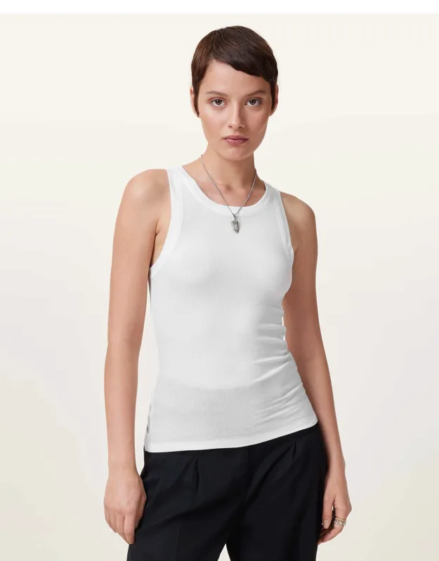 Rina Crew Neck Sleeveless Tank Top