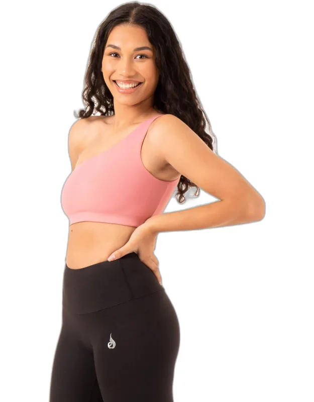 Ryderwear Adapt One Shoulder Sports Bra - Fully Lined With Removable Padding, Recommended For Training