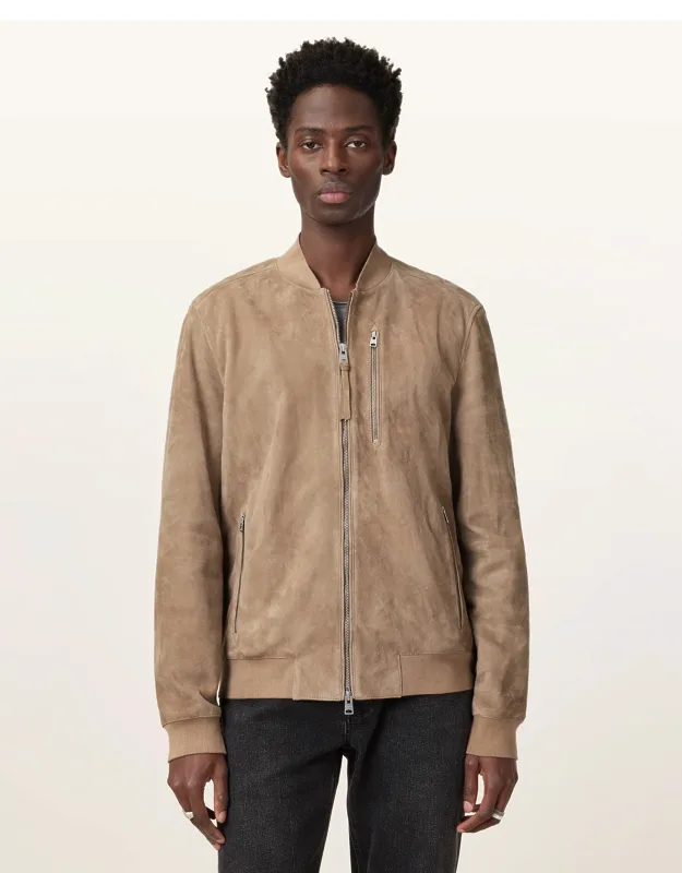 Kemble Suede Bomber Jacket