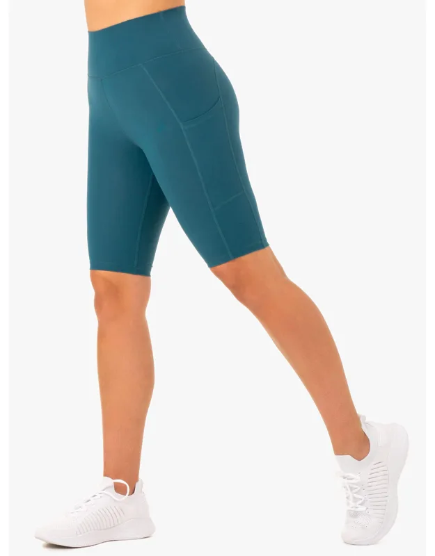 Reset High Waisted Pocket Bike Shorts