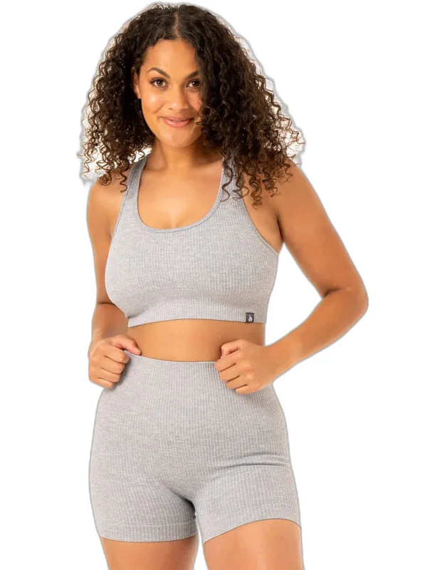 Rib Seamless Sports Bra