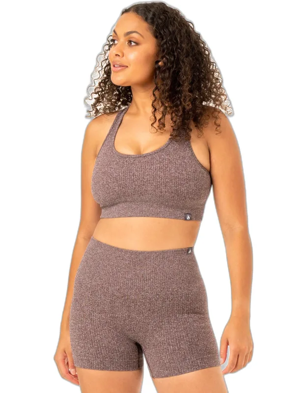 Rib Seamless Sports Bra