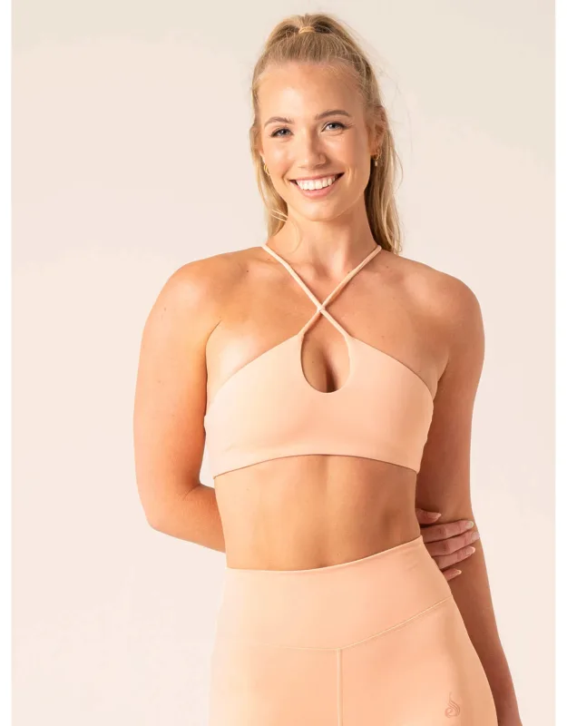 Ryderwear Unstoppable Sports Bra - Halter Neckline, Keyhole Cutout