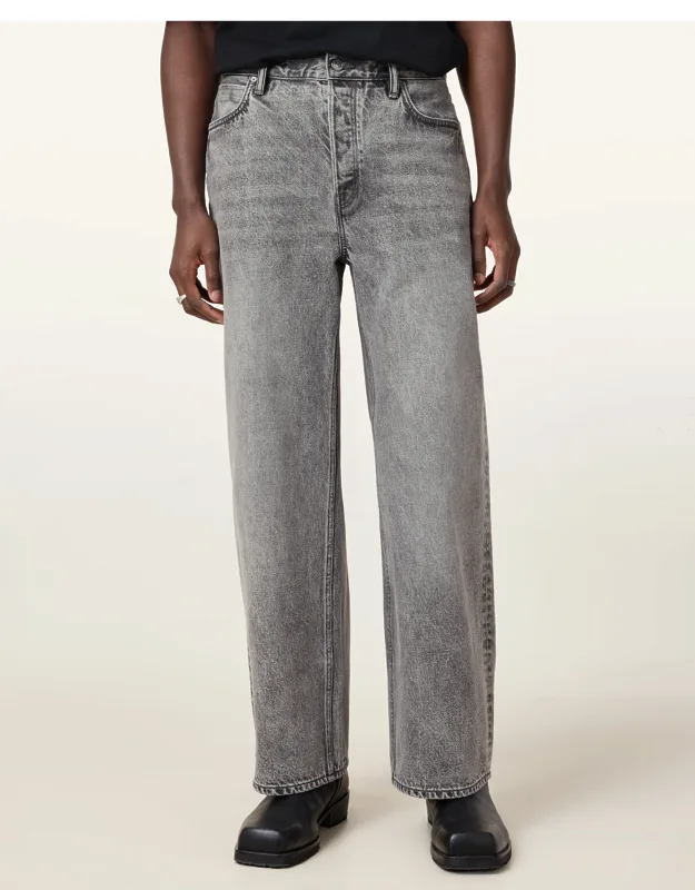 Loose Fit Wide Leg Denim Jeans