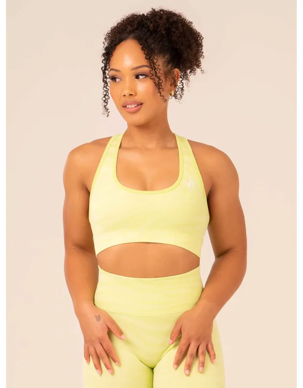Zebra Seamless Sports Bra