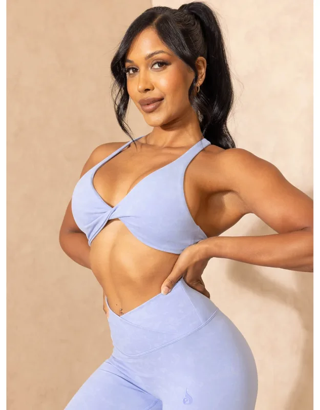 Nkd Stonewash Twist Sports Bra