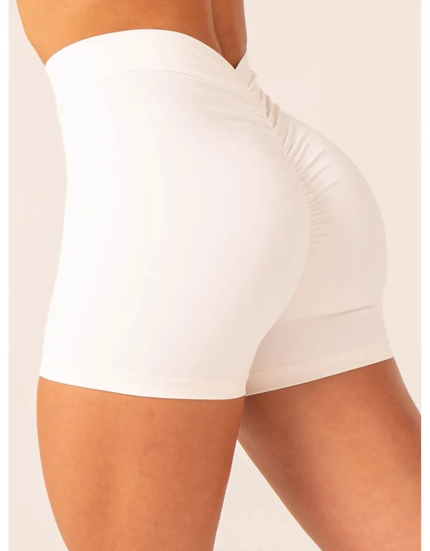 Ryderwear Nkd V Scrunch Shorts - Foldover Waistband, Scrunch Bum