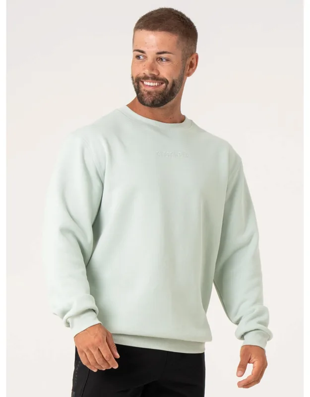 Pursuit Pullover - Spearmint, Soft Brushed Fleece, Regular Fit