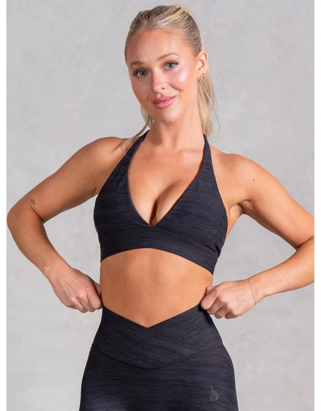 Icon V Neck Sports Bra