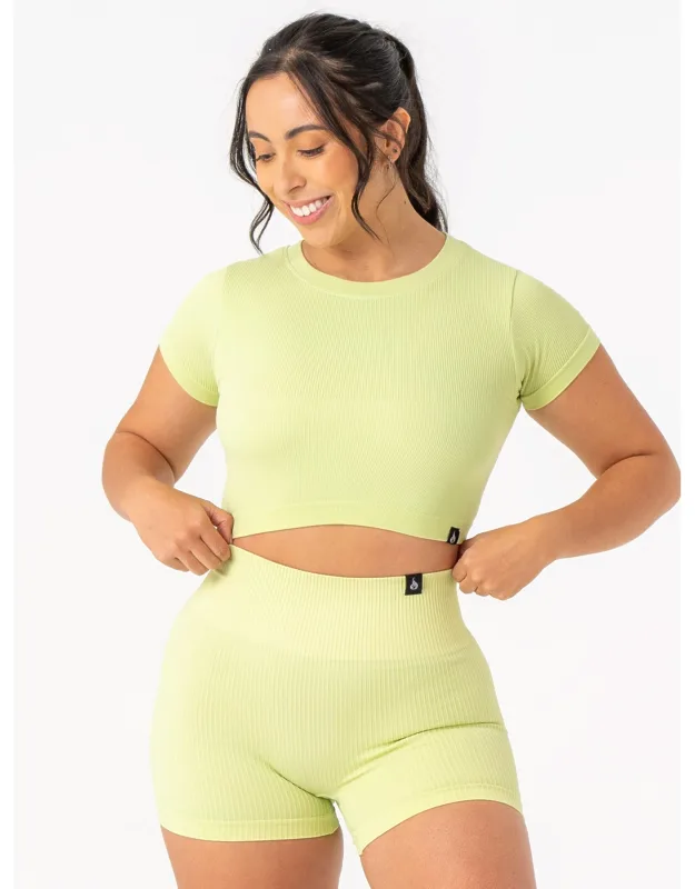 Rib Seamless T-shirt
