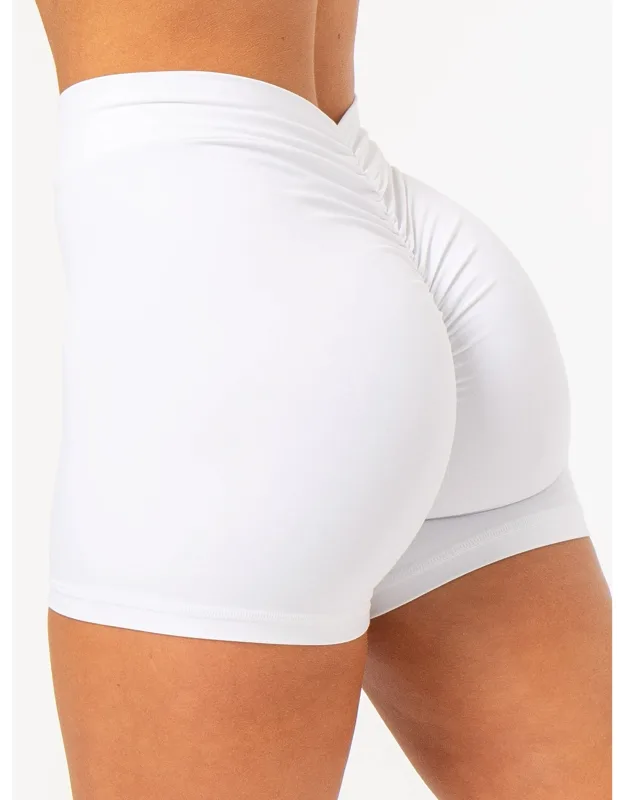 Ryderwear Nkd V Scrunch Shorts - Foldover Waistband, Scrunch Bum