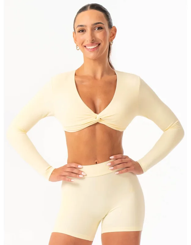 Nkd Knot Long Sleeve Top - Comfort & Full Range Of Motion