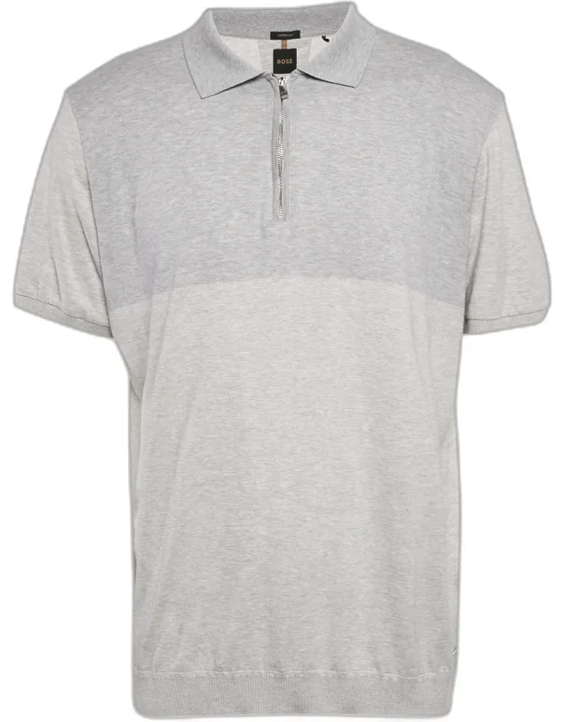 Jersey Zip-up T-shirt